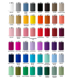 Stubby Colour Code Custom 5mm Neoprene Standard Stubby - Boozie‘s
